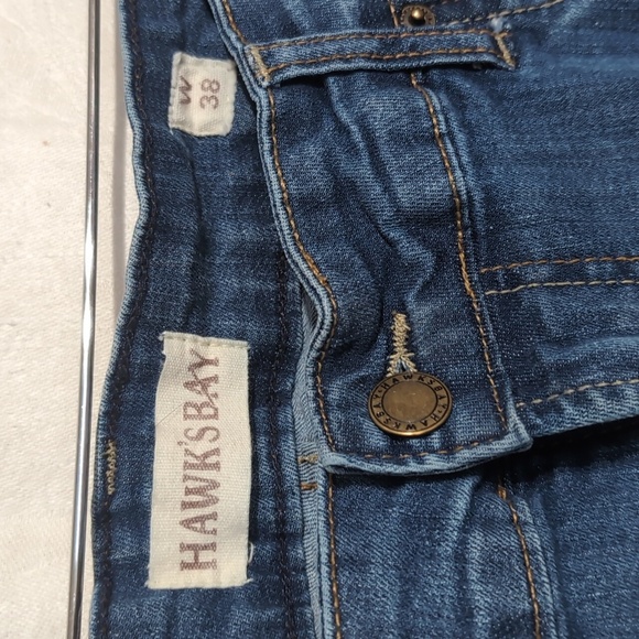 Hawk's Bay Men's Distressed Slim Fit Jeans Size 38x32 - Picture 2 of 6